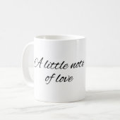 Minimal A Little Note of Love Mug コーヒーマグカップ (正面左)