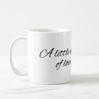 Minimal A Little Note of Love Mug コーヒーマグカップ