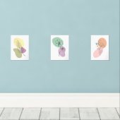 Minimal Abstract Botanical Line Art Prints (ウッドフロア)