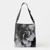 Minimal Abstract Floral Tote Bag クロスボディバッグ (裏面)