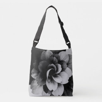 Minimal Abstract Floral Tote Bag クロスボディバッグ