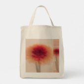 Minimal Abstract Flower Grocery Tote Bag トートバッグ (裏面)