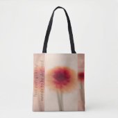 Minimal Abstract Flower Shoulder Tote Bag トートバッグ (正面)