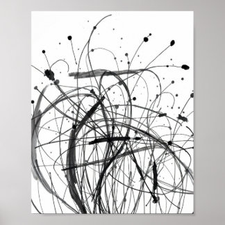 Minimal Abstract Line Art Prints ポスター