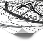 Minimal Abstract Line Art Prints ポスター (角)