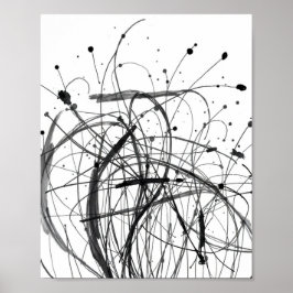Minimal Abstract Line Art Prints ポスター
