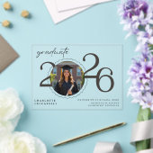 Minimal Acrylic Graduation Announcement アクリル招待状 (インサイチュ (ウェディング))