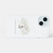 Minimal aesthetic phone case I Dreamy I Neutral iPhone 15ケース (裏面横)