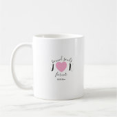 Minimal and chic couples initials wedding  コーヒーマグカップ (左)