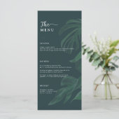 Minimal and Chic Green Wedding  メニュー (スタンド正面)