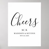 Minimal and Chic | Wedding ポスター (正面)
