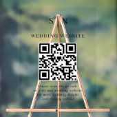 Minimal and Chic | White and Black Wedding アクリルサイン (ニュートラル)