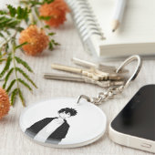 Minimal Anime Boy Acrylic Keychain キーホルダー (正面右)