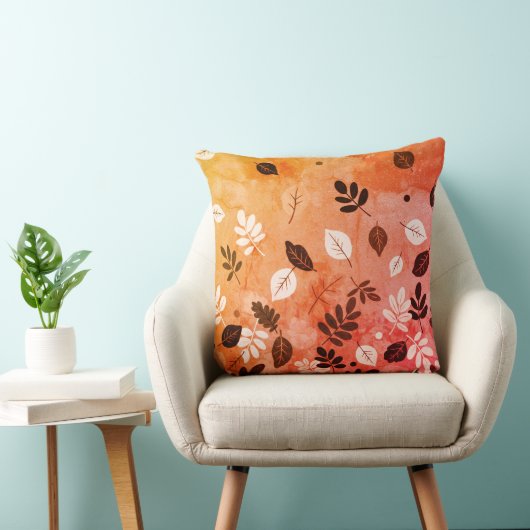 Minimal Autumn Leaves クッション (椅子)