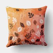 Minimal Autumn Leaves クッション (裏面)