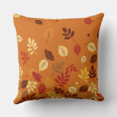 Minimal Autumn Leaves クッション (裏面)