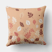 Minimal Autumn Leaves クッション (裏面)