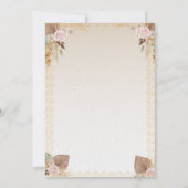 Minimal Baby Shower Invitation | Modern Neutral 招待状 (裏面)