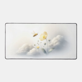 Minimal Bee & Clouds Desk Mat デスクマット