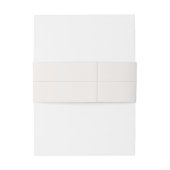 Minimal Beige Cream Wedding  招待状ベリーバンド (裏面例)
