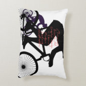 Minimal Bicycle Art – アクセントクッション (裏面(縦))