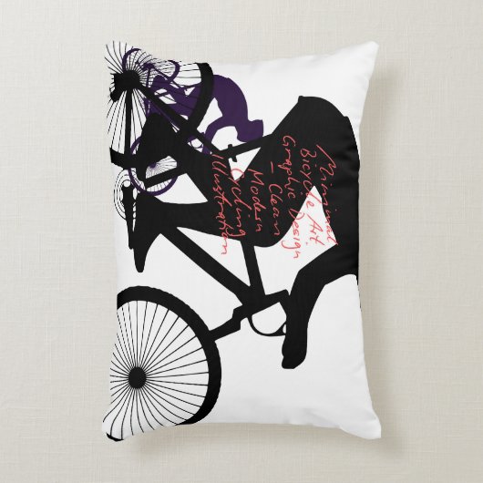 Minimal Bicycle Art – アクセントクッション (正面(垂直))