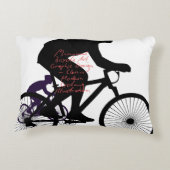 Minimal Bicycle Art – アクセントクッション (裏面)