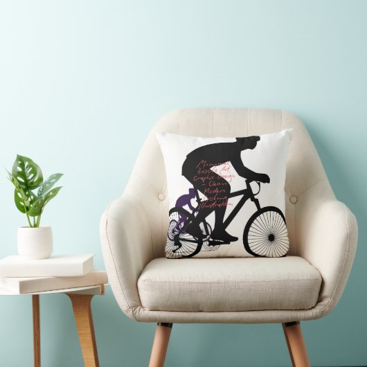 Minimal Bicycle Art – クッション (椅子)