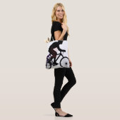 Minimal Bicycle Art – トートバッグ (モデル)