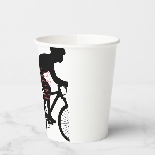 Minimal Bicycle Art 紙コップ (左)