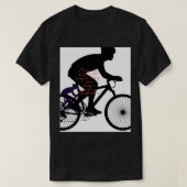 Minimal Bicycle Art  Tシャツ (デザイン正面)