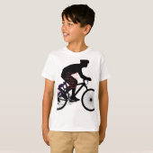 Minimal Bicycle Art – Tシャツ (正面フル)