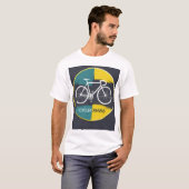 Minimal Bicycle Illustration – Tシャツ (正面フル)