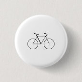Minimal Bicycle Mark Button for Bike Lovers 缶バッジ (正面)