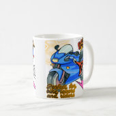 Minimal Bike Art Graphic  コーヒーマグカップ (正面右)