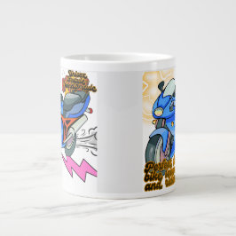 Minimal Bike Art Graphic  ジャンボコーヒーマグカップ