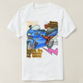 Minimal Bike Art Graphic – Modern Motorcycle Tシャツ (デザイン正面)