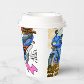 Minimal Bike Art Graphic –Motorcycle Party 紙コップ (右)