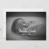 Minimal Birth Doula Newborn Care Design シーズンカード (正面)