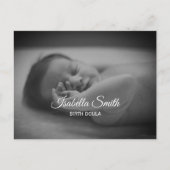 Minimal Birth Doula Newborn Care Design ポストカード (正面)