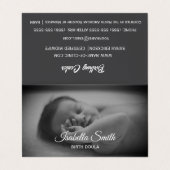 Minimal Birth Doula Newborn Care Design 名刺 (外部フラット)