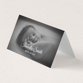 Minimal Birth Doula Newborn Care Design 名刺