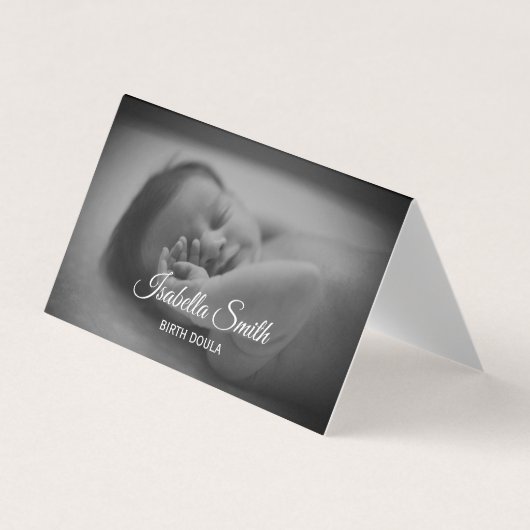 Minimal Birth Doula Newborn Care Design 名刺 (正面)