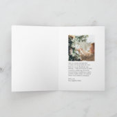 Minimal Black Border Photo Elegant Christmas シーズンカード (内部)