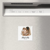 Minimal Black Script Mom Established マグネット (インサイチュ (食洗機))