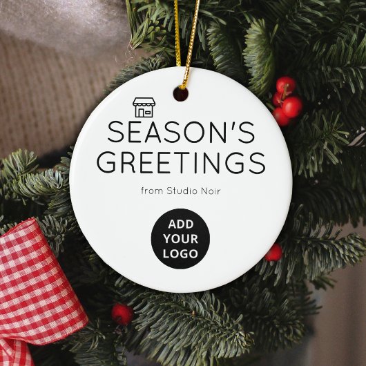 Minimal Black & White Boutique Ornament セラミックオーナメント