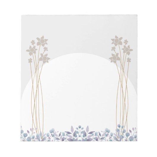 Minimal Bloom Notes Collection ノートパッド (正面)