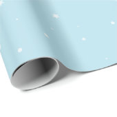 Minimal Blue Christmas Wrapping Paper  ラッピングペーパー (ロールコーナー)