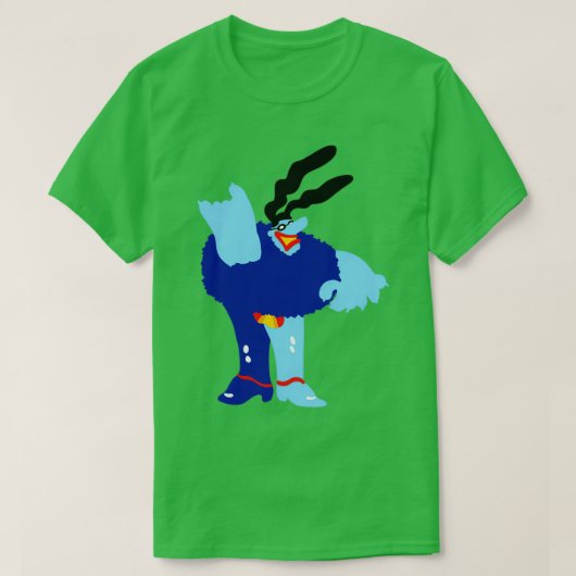 Minimal Blue Meanie  Tシャツ (デザイン正面)
