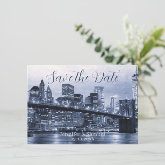 Minimal Blue NYC Design (スタンド正面)